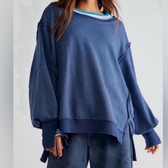 EUC Free People We The Free Camden Sweatshirt - Picture 3 of 6